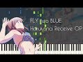 FLY two BLUE - Harukana Receive OP - Piano Arrangement [Synthesia]