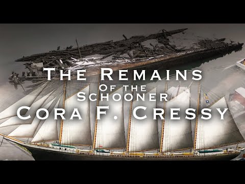The Rotting Remains of the Schooner "Cora F. Cressy"