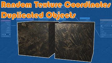 Random Texture Coordinates On Duplicated Objects/Meshes - Blender 2 8 Tutorial