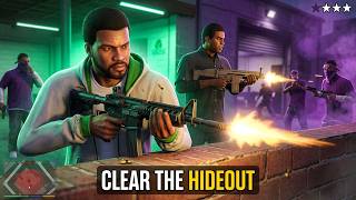 GTA 5 - Franklin & Lamar Ballas Hideout Raid   Ten Star Escape
