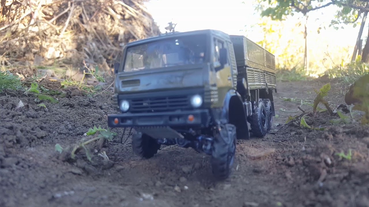 КамАЗ 5350 ТЕСТ ДРАЙВ радиоуправляемой модели в масштабе 