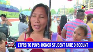 LTFRB to PUVs: Honor student fare discount