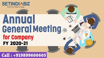 AGM 2022 Complete Guide 🏢 Annual General Meeting Requirements | FY Meaning | Default Penalties