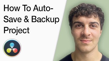 How To Auto-Save And Backup Project In Davinci Resolve 18 (Full 2025 Guide)