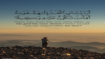 أرأيت من اتخذ الهه هواه برواية البزى عن بن كثير