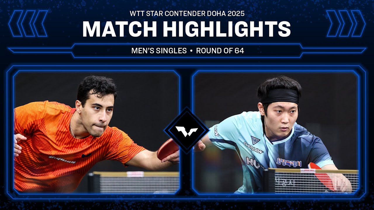 Youssef Abdelaziz vs Cho Daeseong | MS R64 | WTT Star Contender Doha 2026