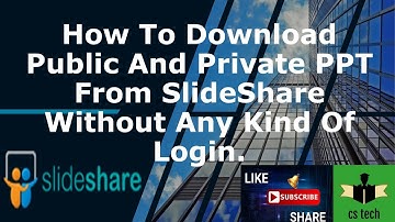 How To Download   PPT From SlideShare  Without Any Kind Of  Login || Download   PPT From SlideShare.