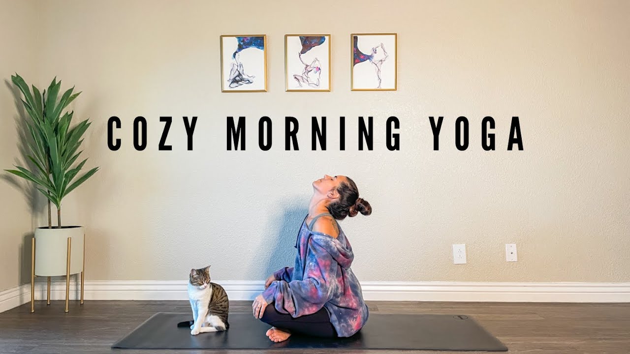 Winter Morning Yoga Class | Get Comfy & Cozy Stretch