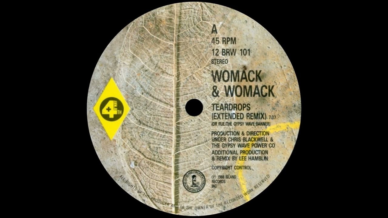 Womack & Womack - Teardrops (Extended Remix) 1988 - YouTube