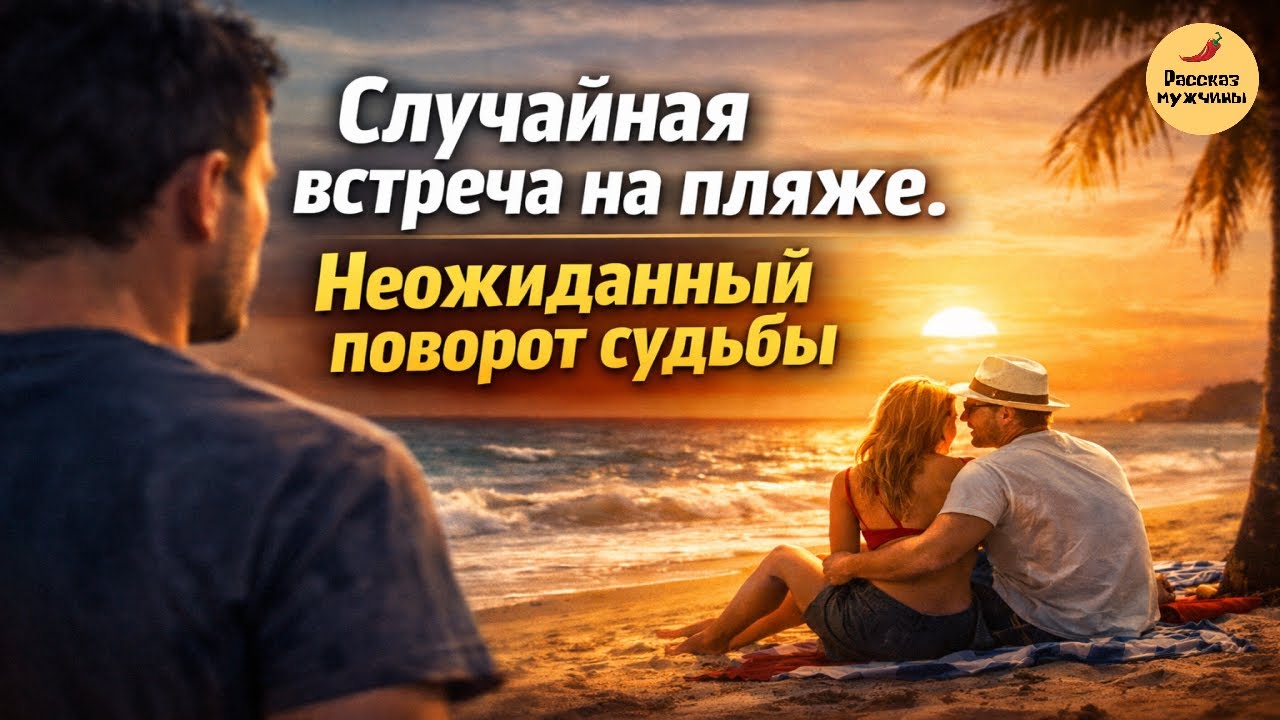 Случайная встреча на пляже. Неожиданный поворот судьбы | Рассказ мужчины