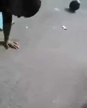 aksi kocak penjual pentol