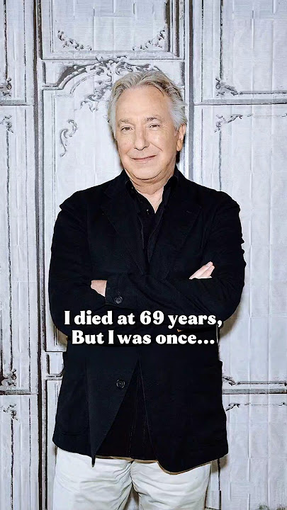 RIP Alan Rickman (1946–2016) – The Legendary Journey Behind Snape, Sweeney Todd & Die Hard 🕊