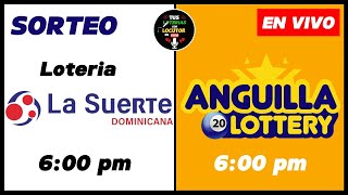 Transmision Loteria La Suerte 6 Pm Y Anguila Lottery De Hoy En Vivo Viernes 16 De Enero Del 2026