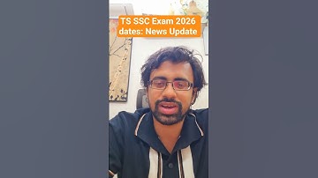 TS SSC Exam 2026  | Telangana Board Releases Dates #TSSSC2026 #ExamNews #TSBoard #Education