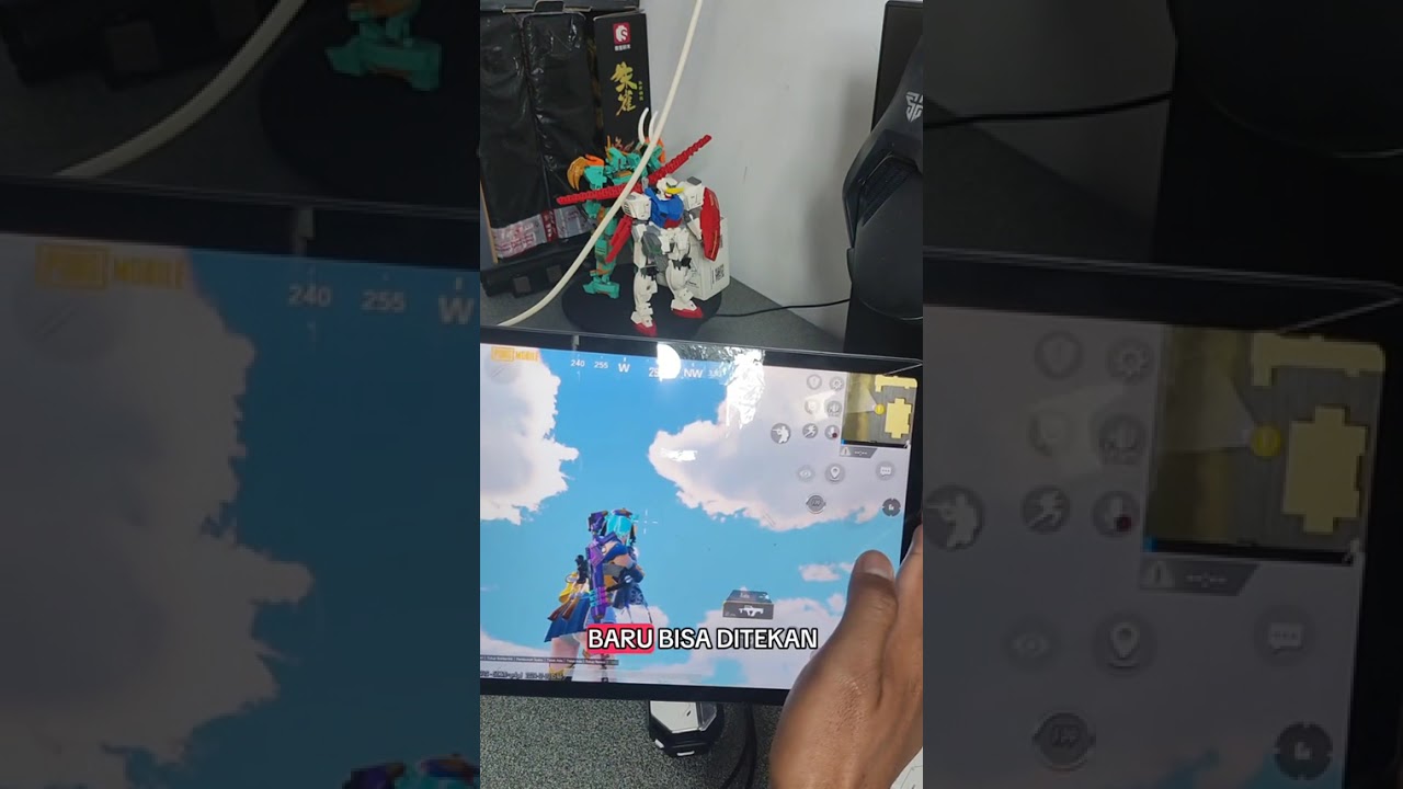 cara konek memo mb03 android device + cara setting game pubg