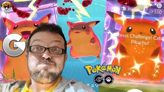 CHUNKACHU IS HERE! GMax Pikachu Max Battle Day Shiny Hunt in Pokémon GO  screenshot 3