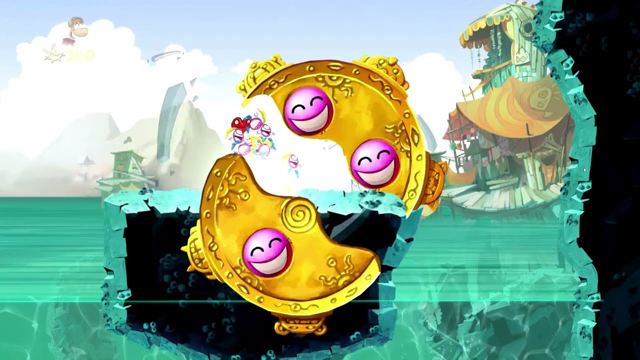 Rayman Origins - Scuba Shootout ( Gold Medal )
