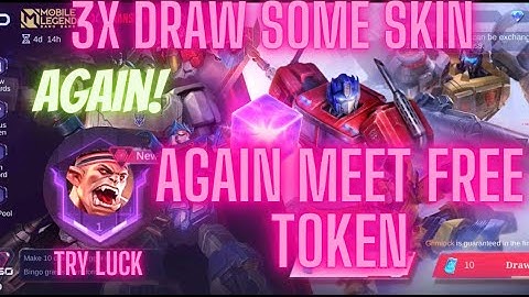 MLBB X Transformers Token -Again || try luck || free transformer pass free skin || MLBB
