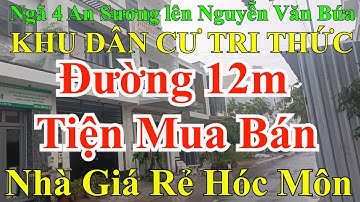 Nhà đất Hóc Môn 2023 của Hải I Bán nhà KDC đường Nguyễn Văn Bứa Hóc Môn I Sổ hồng sở hữu từng căn