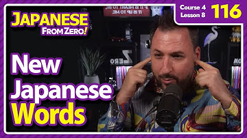 LIVE: New Japanese Words | Japanese From Zero! Video 116