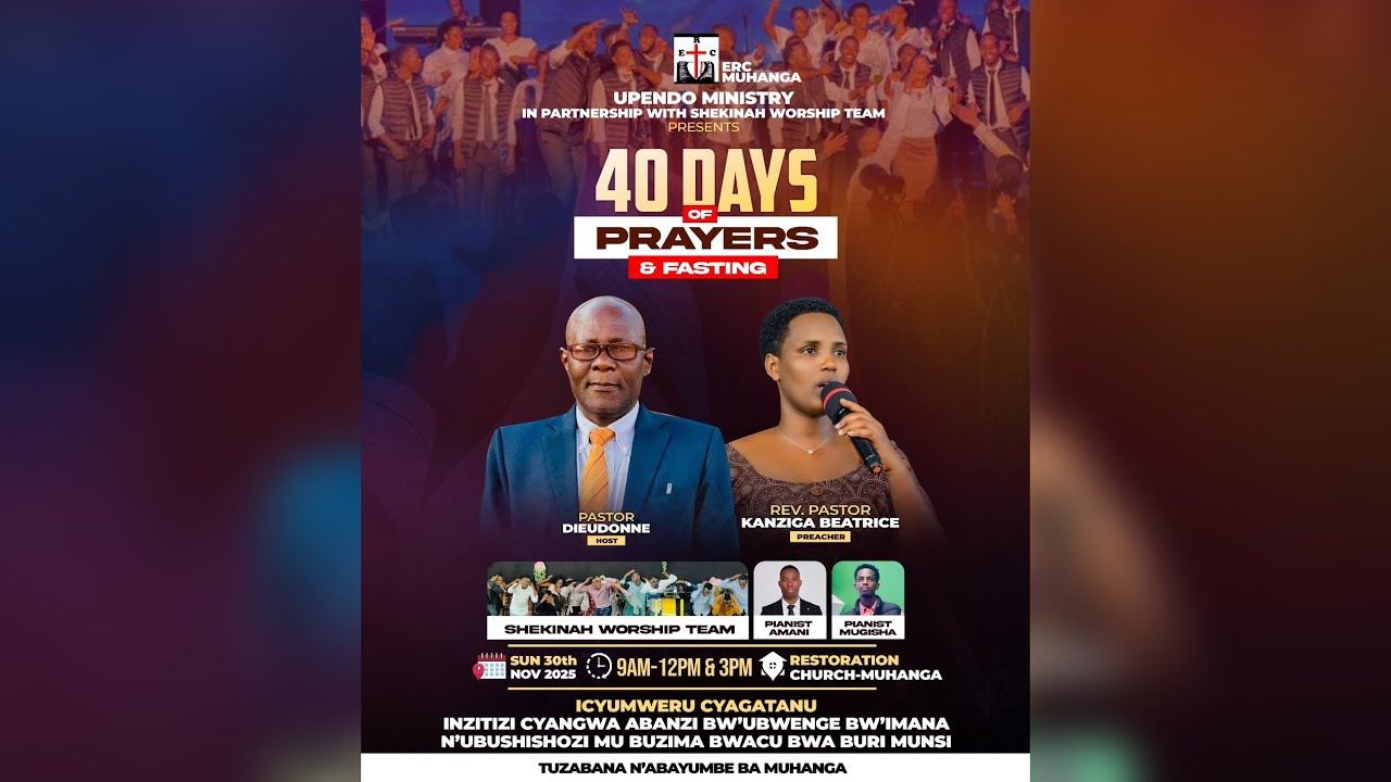 LIVE🔴UPENDO Ministries with Shekinah Muhanga ,Rev KANZIGA, Past Dieudonne with PIANIST Mugisha,Amani