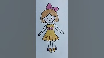 Beautiful Girl drawing for beginners #shorts #trending #art #viral #drawing #youtubeshorts #girl #yt