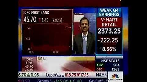 CNBC TV18 interview Mr. Vaidyanathan, MD & CEO, IDFC FIRST Bank, on Q4 FY19 results