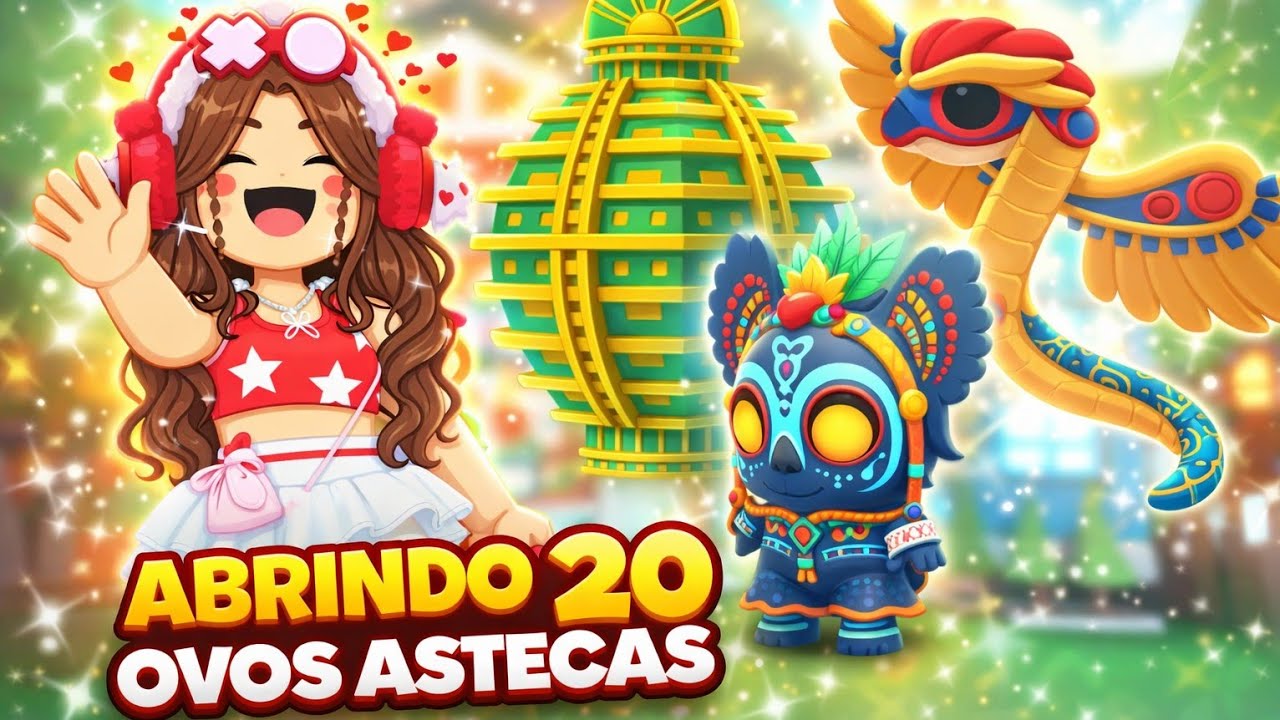 🐣 Abrindo 20 Ovos Astecas (Aztec Egg) - Adopt Me! 🐣