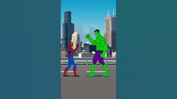 Hulk vs Spider Man, Rock Paper Scissors Animation