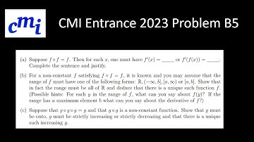 CMI entrance 2023 Problem B5