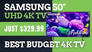 Samsung 50 DU7200 Crystal UHD 4K Smart TV Review | Best 4K Smart TV | Best Samsung TV Worth $329.99
