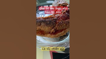 Cá lóc chiên xù #shorts #traicaytran #amthuc