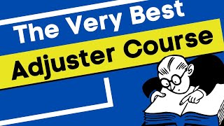 #83| 📚 Insurance Adjuster Classes For Claims Adjusters & the best all-lines adjuster course