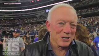 Celebrity Jerry Jones talks grandson John Stephen Jones Championship run with Highland Park Net Worth