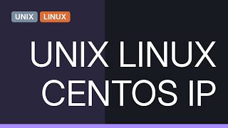Full Unix & Linux: Why is my static IP configuration not working in CentOS 7 Update