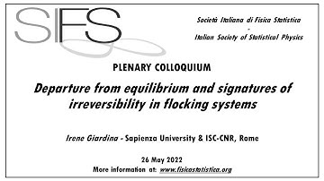 Departure from equilibrium and signatures of irreversibility in flocking systems - Irene Giardina