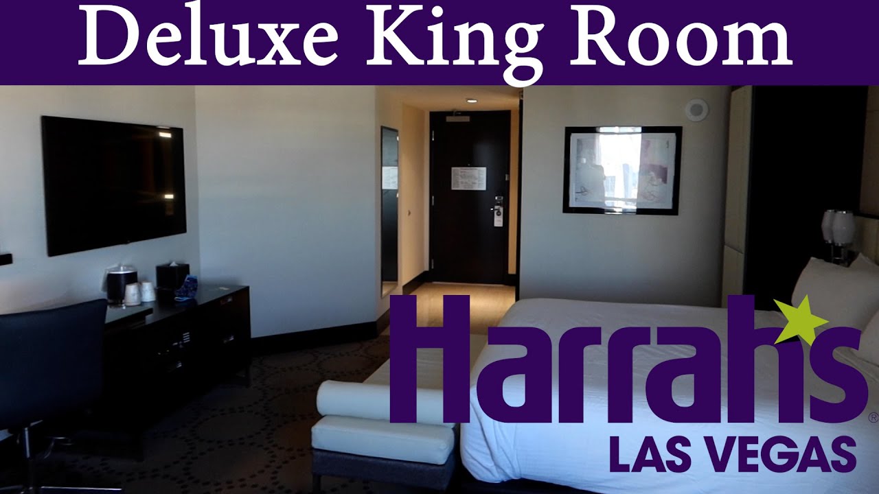 Harrah's Las Vegas Deluxe King Room Walkthrough YouTube