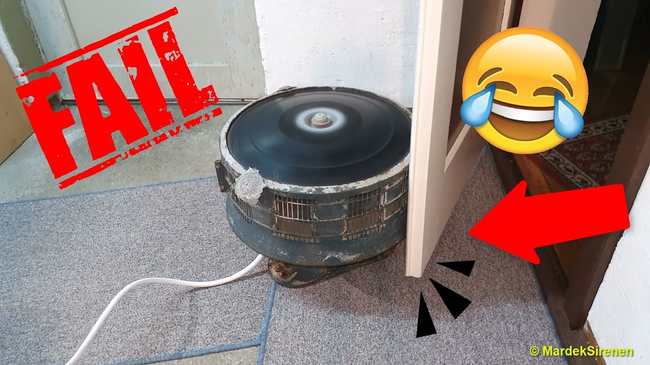 FAIL TÜRE KNALLT GEGEN SIRENE! | Probelauf Elektror E57 ...