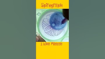Simple spirograph design Geometric shape570 #shape #art #ytshort #funnypa #shorts #ytshort #tranding