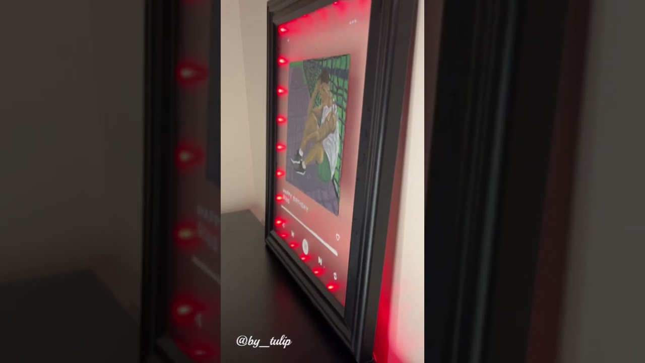 Custom Birthday Portrait | painted Spotify album cover