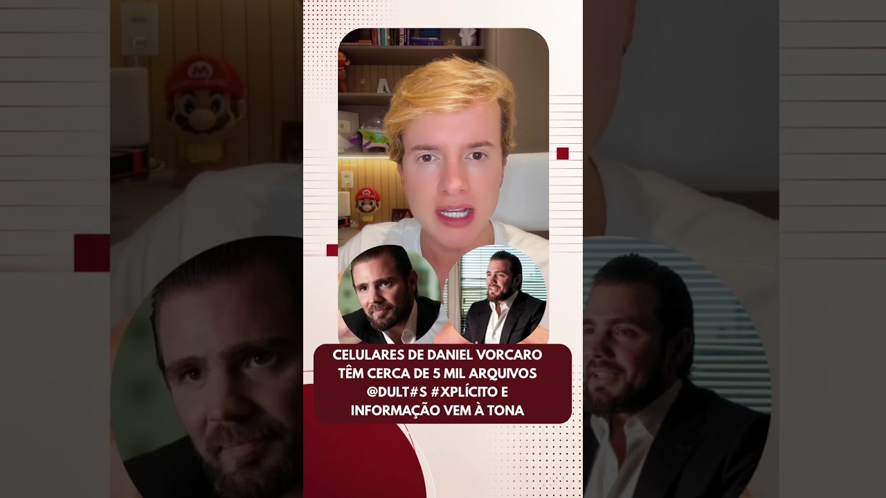 Celulares de Daniel Vorcaro têm cerca de 5 mil arquivos @dult#s #xplícito e informação vem