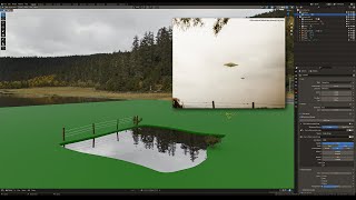 Recreation and analysis of the "Calvine UFO" in Blender3D