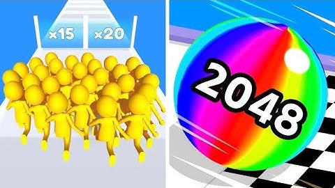 Join Clash 3d Vs Ball Run 2048⚪️🔴🟣All Max Levels Walkthrough Android iOS Gameplay HDE53