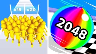 Join Clash 3d Vs Ball Run 2048⚪️🔴🟣All Max Levels Walkthrough Android iOS Gameplay HDE53 screenshot 5