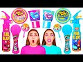 Desafío de Comida Rosa vs Azul | Batalla Épica de Comida por Fun Fun Challenge