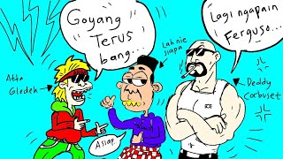 Kartun Atta Halilintar dan Deddy Corbuzier