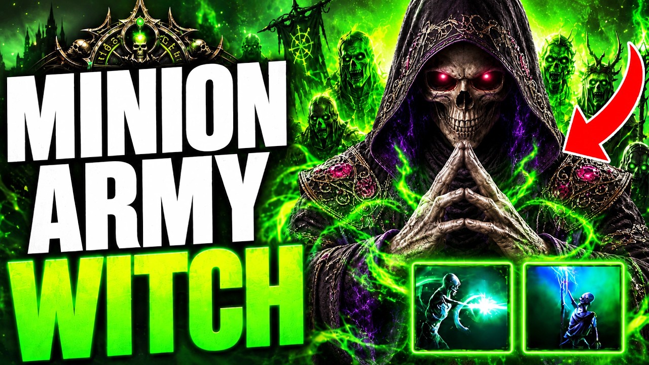 NEW DPS MAXXING MINION WITCH BUILD GOT EVEN MORE OP! POE 2 Minion Build 0.5.5