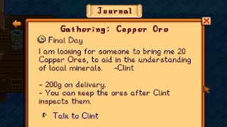 Copper Ore gathering quest can be completed with FISHING ?  That's so weird dude and unexpected wow