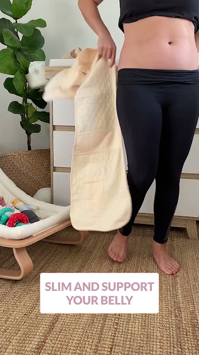 How to wear your Postpartum Belly Band