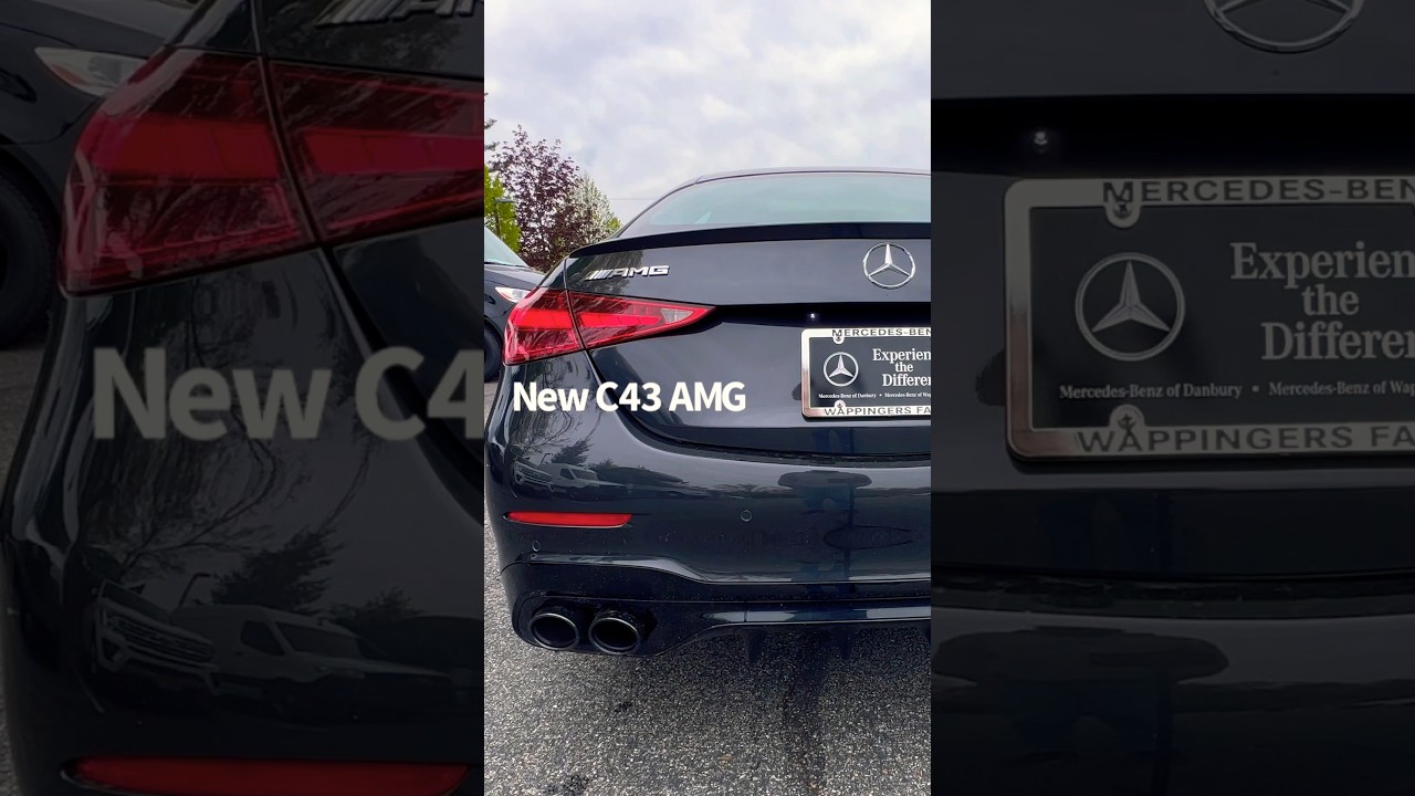 NEW VS OLD! Mercedes C43 AMG V6 vs I4 C43 AMG Exhaust Sound